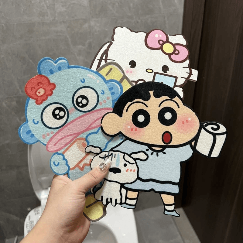 卡通自粘式马桶贴浴室卫生间防水香薰贴可爱创意芳香除异味装饰贴