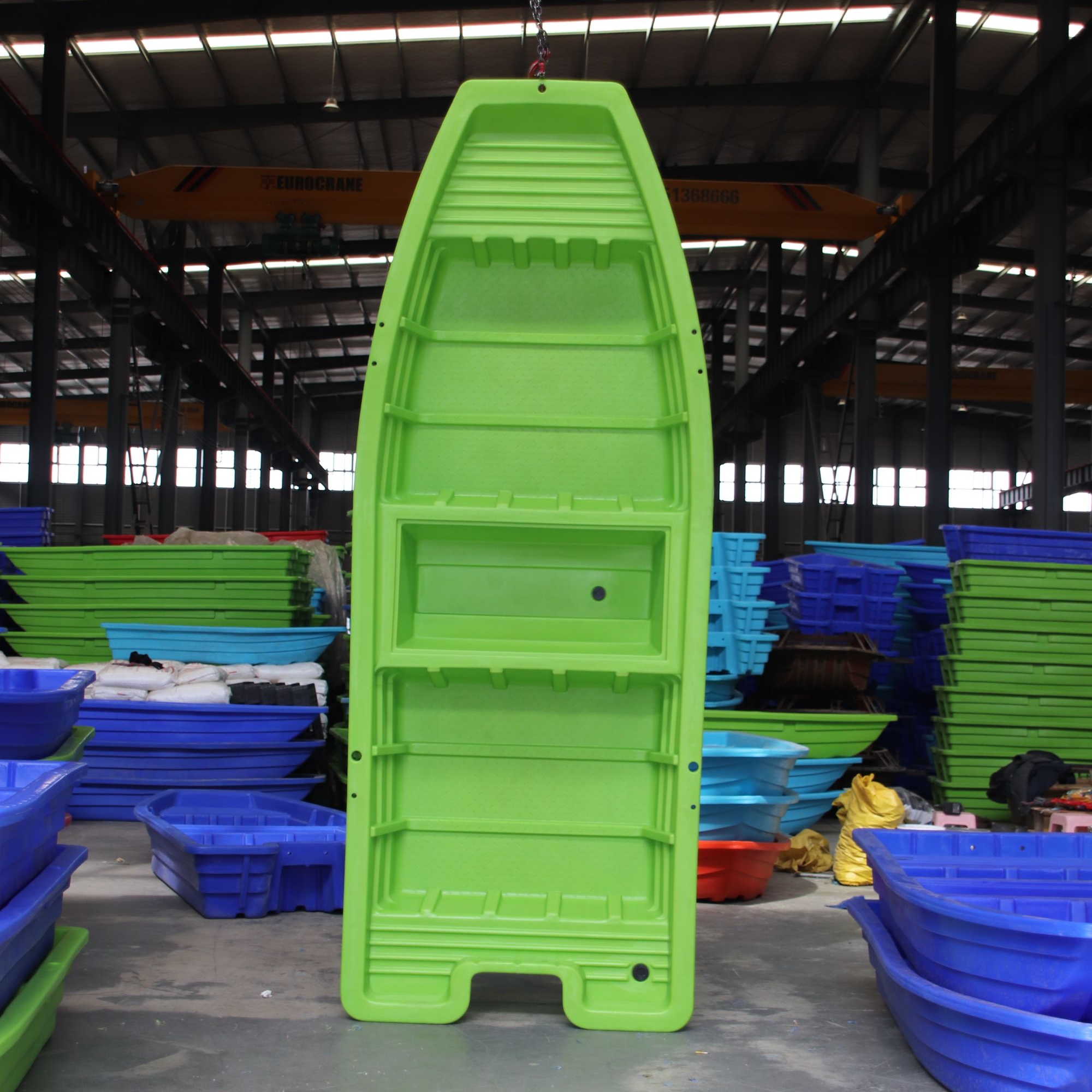 3.6米特别宽加厚牛筋塑料船双层加厚渔船