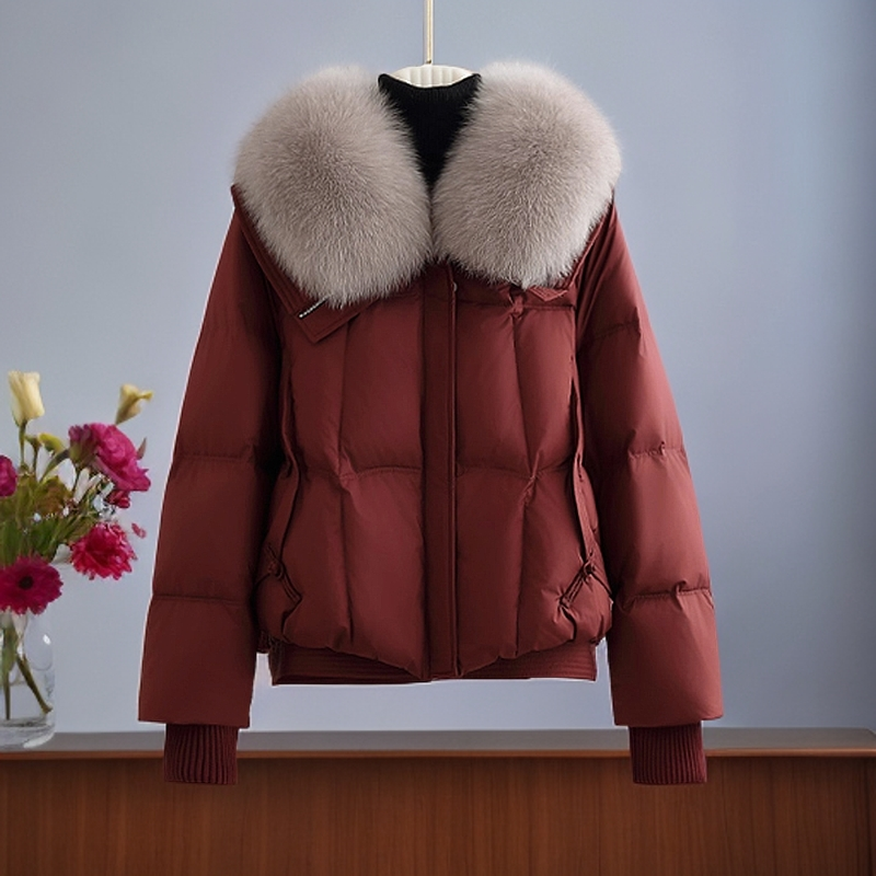 高级感超保暖棉服女冬季新款可拆卸毛领加厚宽松时尚韩版棉袄外套