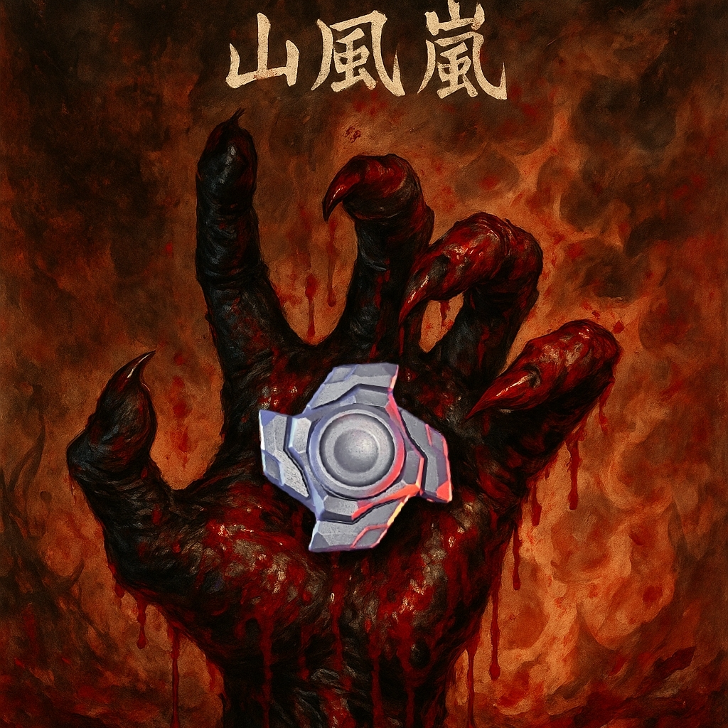 HOPE山风岚开甲手感陀螺指尖陀螺潮玩金属解压EDC玩具