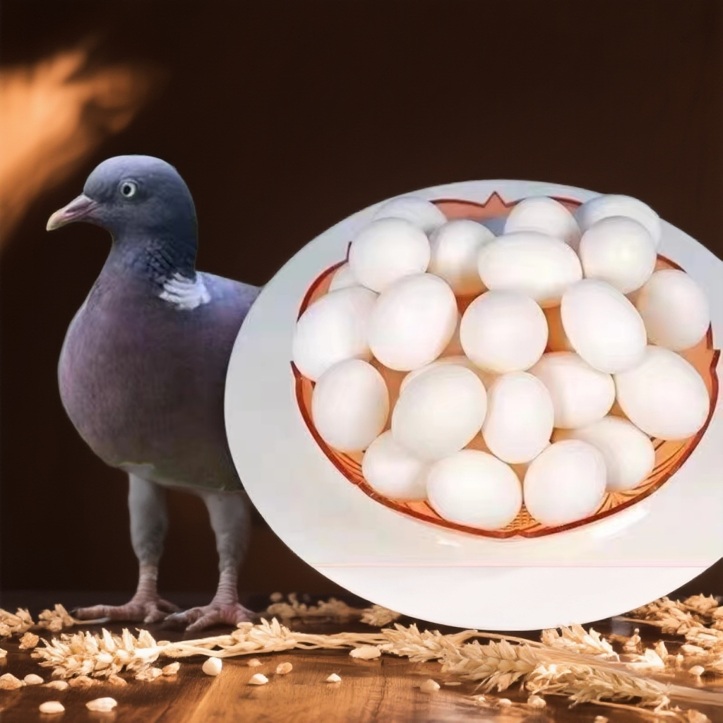 新鲜鸽子蛋农家散养土鸽子初生蛋孕妇宝宝辅食五谷杂粮初生鸽子蛋