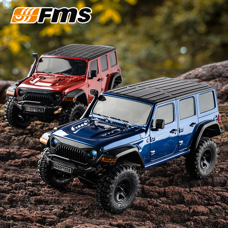 FMS【双12消费券】1/18 雷霆风暴RC攀爬车遥控车越野车仿真模型电动