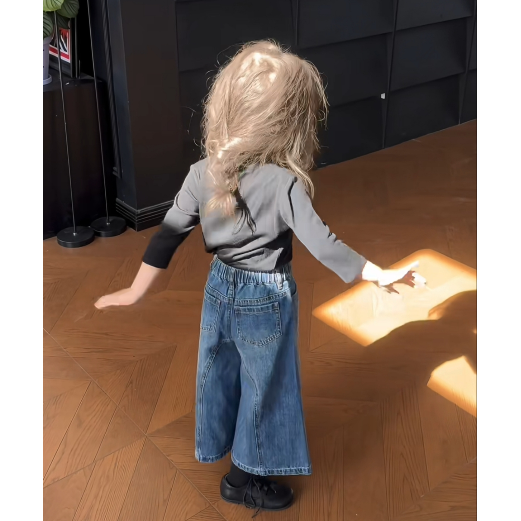 壹妈童装女童时尚套装2025秋冬新款洋气儿童休闲百搭打底衫阔腿裤