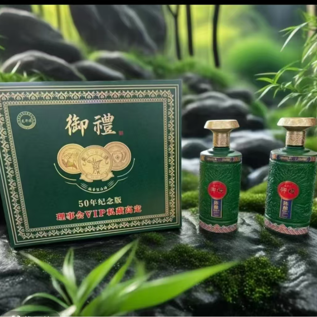 伊人笑50年纪念VIP高定版浓香型白酒礼盒装52度500ml*252度