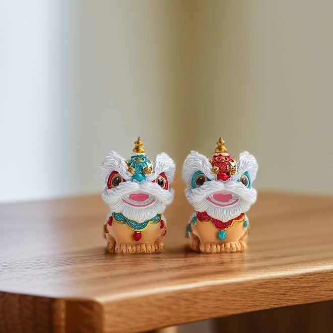 醒狮创意小茶宠个性高档可爱摆件家用可养茶道茶台茶玩零配件中式