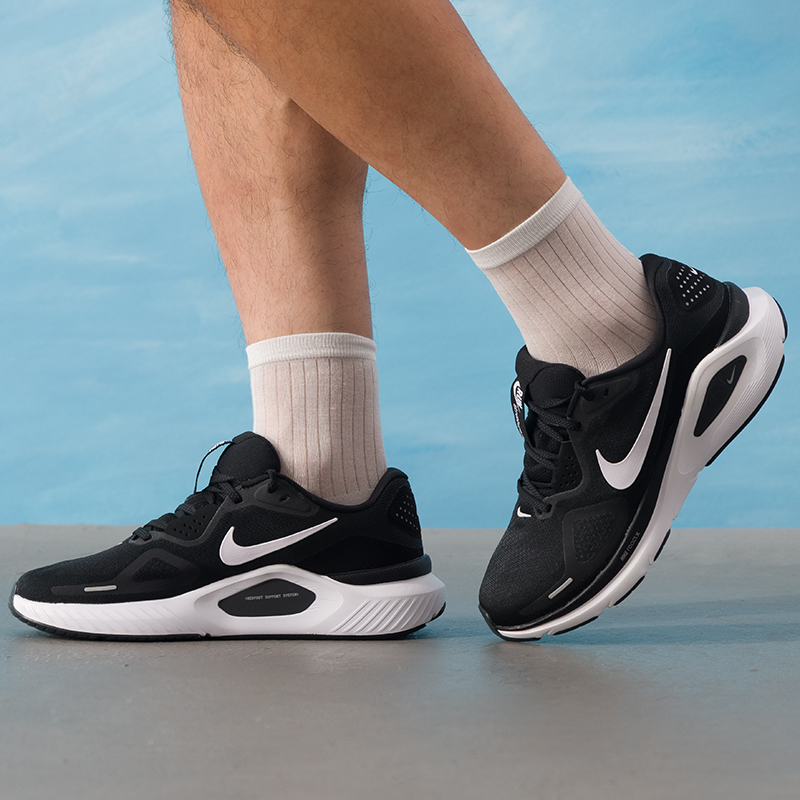 NIKE耐克男鞋2025冬秋新款运动鞋STRUCTURE网面透气跑步鞋流光风