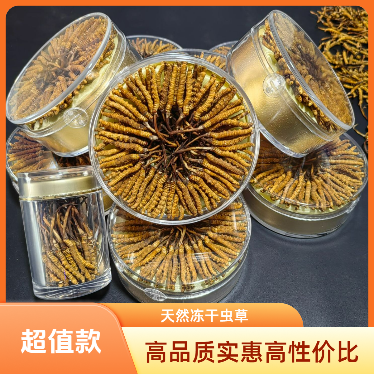 宇海行-藏区冻干冬虫夏草 滋补品虫草可干嚼泡水打粉煲汤送礼自用