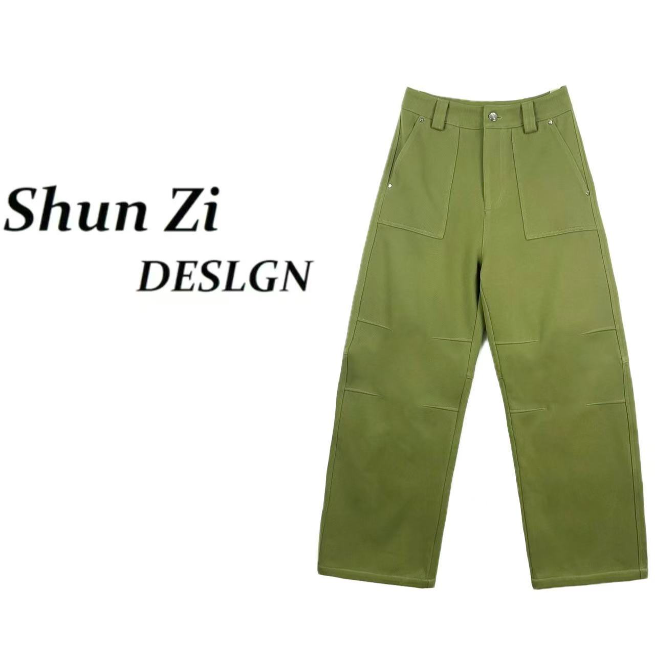 顺子/SZ10013 【加绒加厚】冬季时尚立体水洗窄版显瘦牛仔直筒裤