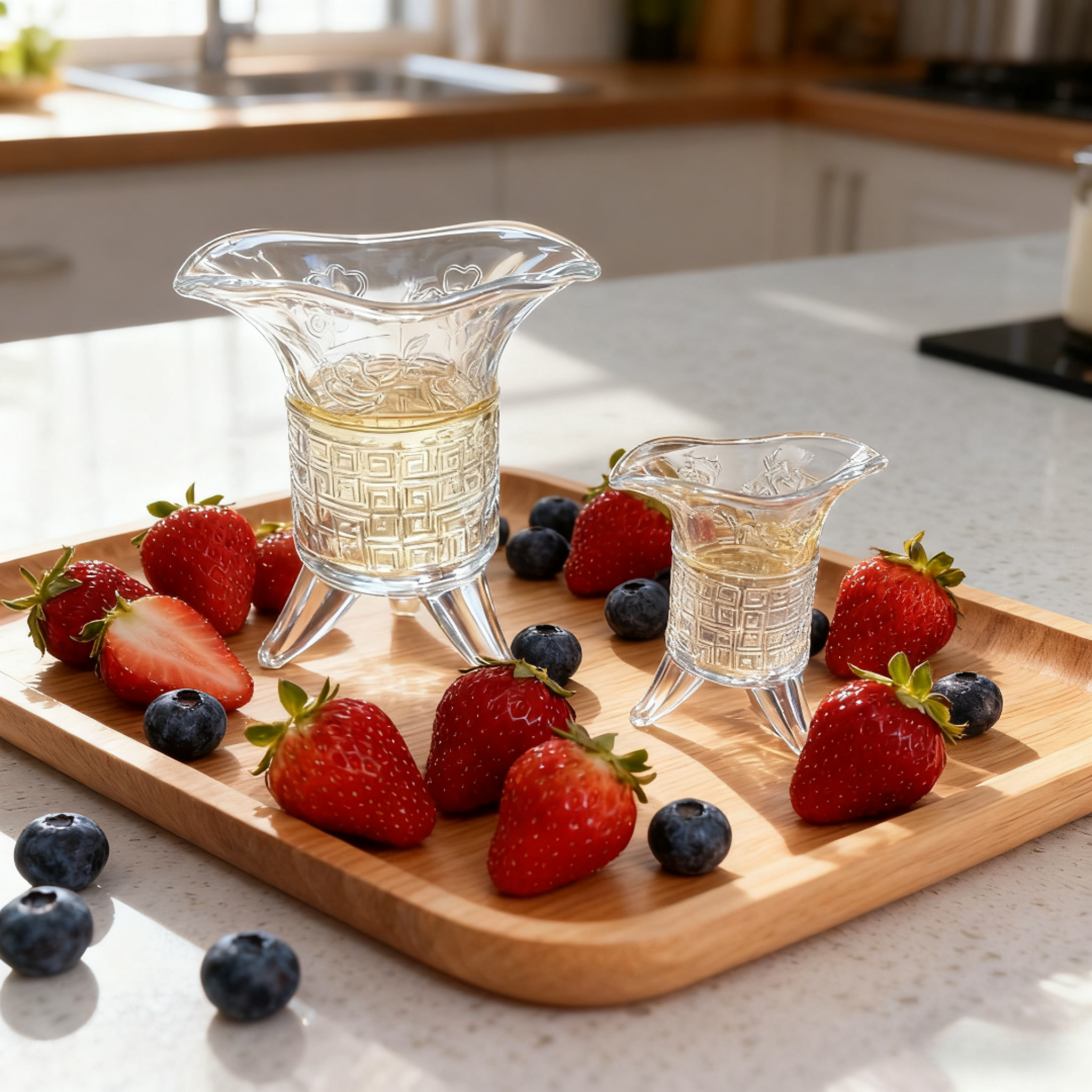 帝王杯冰美式拿铁咖啡杯ins风创意搞怪三足爵杯玻璃杯酒杯