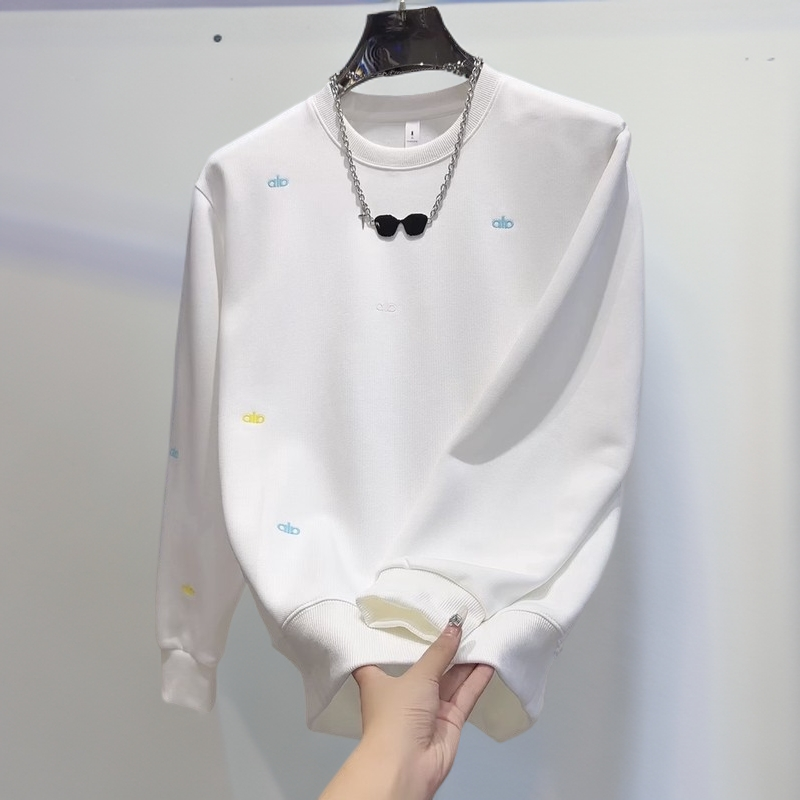 DeweLvum匠心制作！一眼就爱上!新款时尚印花修身圆领长袖卫衣男潮