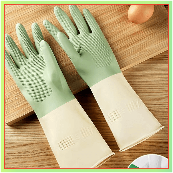 【新人福利】家务防水洗碗手套耐用厨房刷锅洗菜加厚男女家用清洁