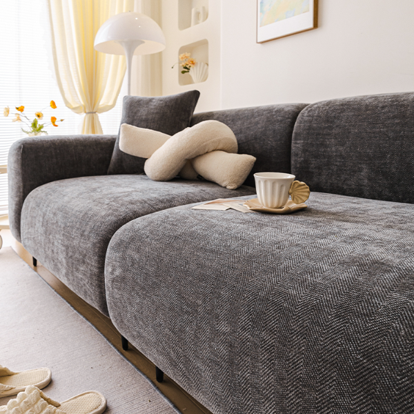 洱峰防猫抓保护沙发套罩2025新款高级灰沙发罩全包万能套笠四季