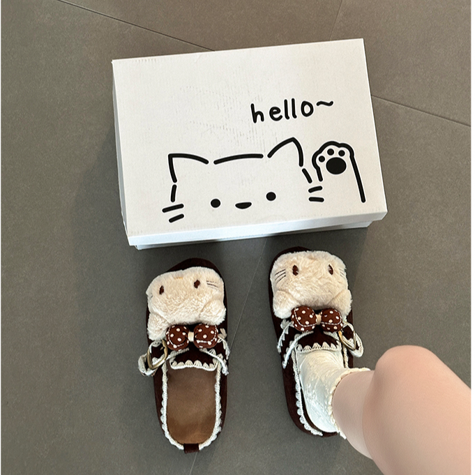 卡通可爱凯蒂猫勃肯包头拖外穿女2025秋季新款爆款时尚百搭学生潮