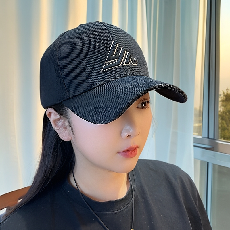 【FLIG旗下】高品质简约棒球帽男女同款休闲印花鸭舌帽大头大脸可带