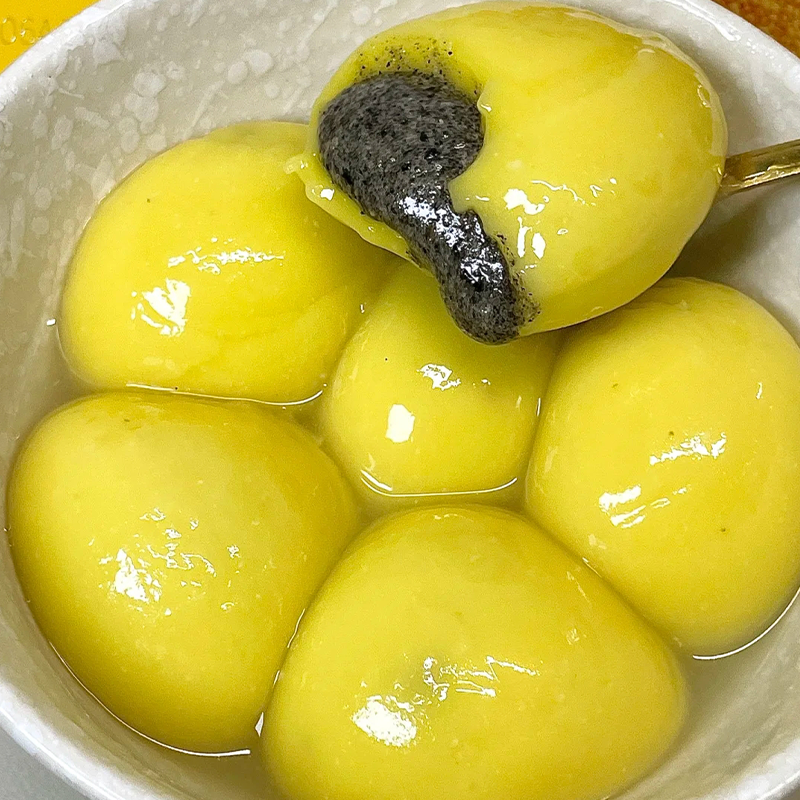 【个头饱满】大黄米汤圆网红速冻早餐元宵黑芝麻夜宵点心甜品半成品