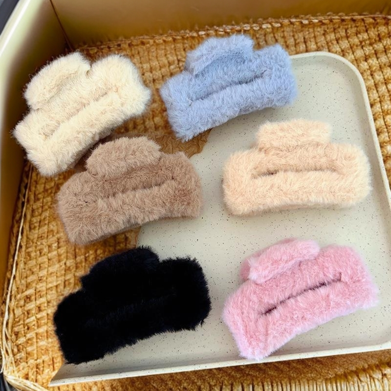 法式边夹鲨鱼夹日韩休闲风女气质抓夹卡通风发夹儿童网红可爱发卡