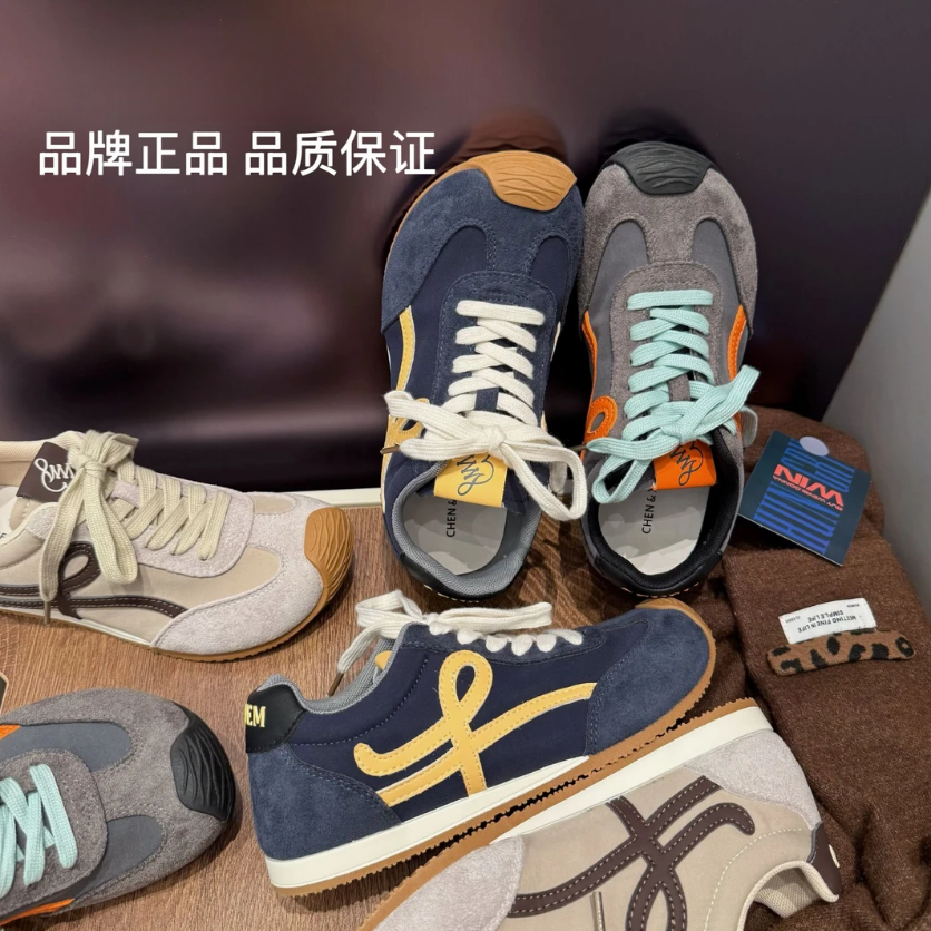 宸小六【真皮歪头德训】琥珀流光风秋冬软底德训鞋增高芭蕾轻奢鞋子