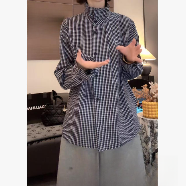 原创设计欧货精梳棉”花苞衬衣 2502-295