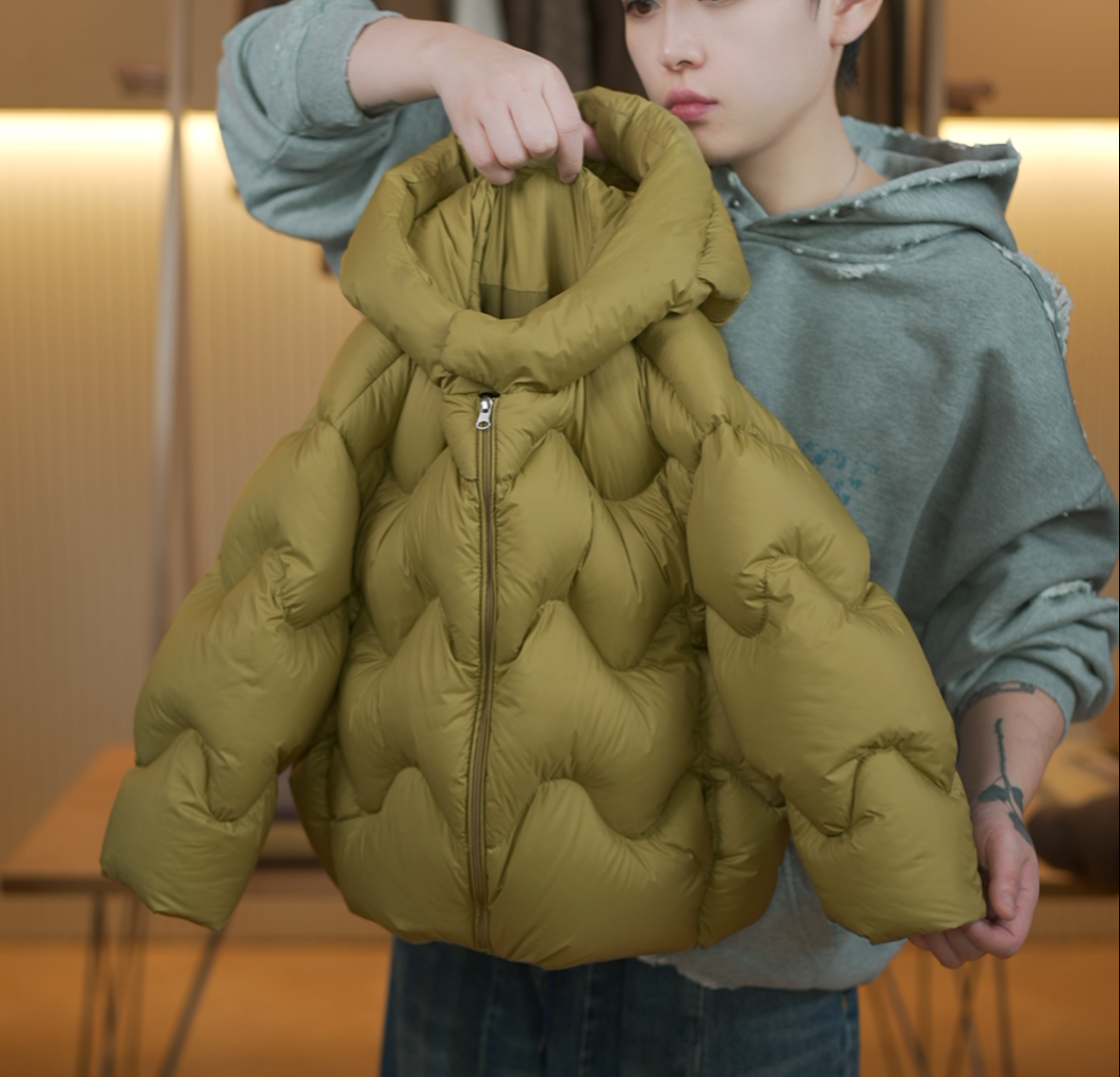 【小蛋壳】冬装新款韩版时尚儿童新款简约男童加厚保暖白鸭绒羽绒服