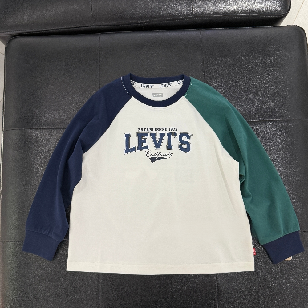 【官方旗舰】Levi's李维斯童装男童圆领秋季长袖T恤P772