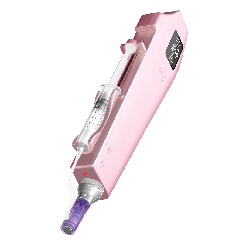 纳米电动微针仪器自动出液脸部美容水光mts中胚导入仪微晶笔家用