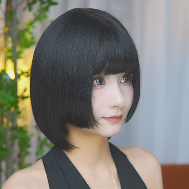 减龄公主切假发全真发全头套假发女款100%真发假发头