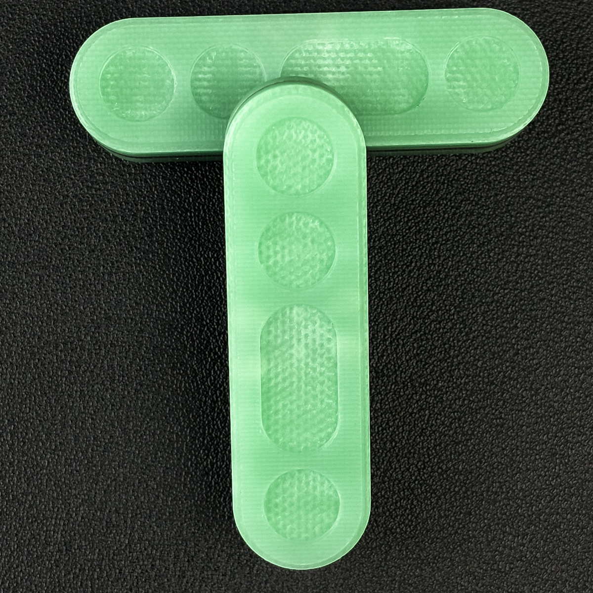 edc解压玩具秘密机械推牌高低音阶叮叮G10翠绿玉段落手感