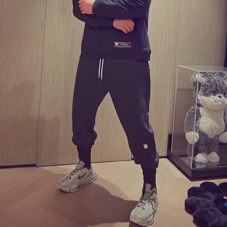 UH BALLER运动裤春秋速干男宽松束脚休闲扎袜篮球长裤美式训练裤