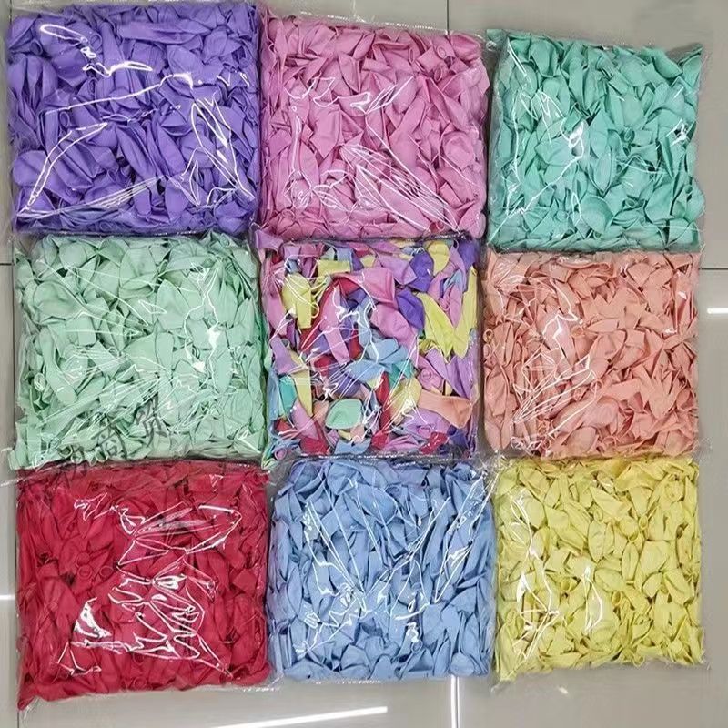 1000个大包加厚马卡龙色开业气球装活动婚庆生日酒吧KTV装饰布置