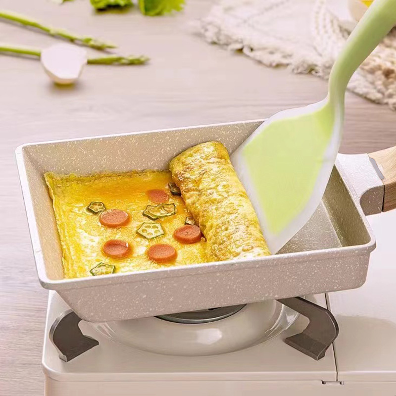 祝氏心宜玉子烧煎锅日式家用不粘锅蛋烧平底小煎锅平底锅厚蛋烧