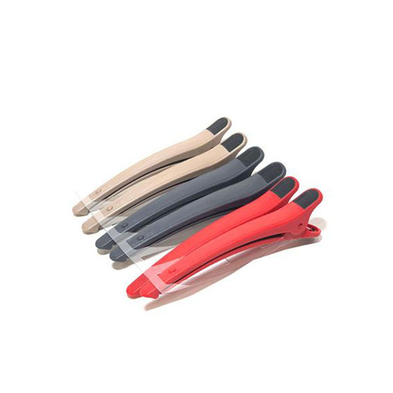 鹰堡美发专业无痕夹子防滑区分定位夹子长嘴夹发型师理发夹子