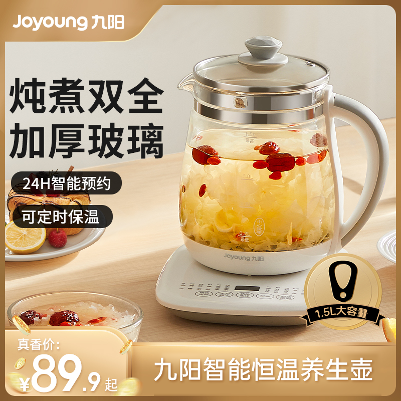 九阳养生壶加厚小型全自动养身生家用多功能炖煮茶壶温奶器大容量