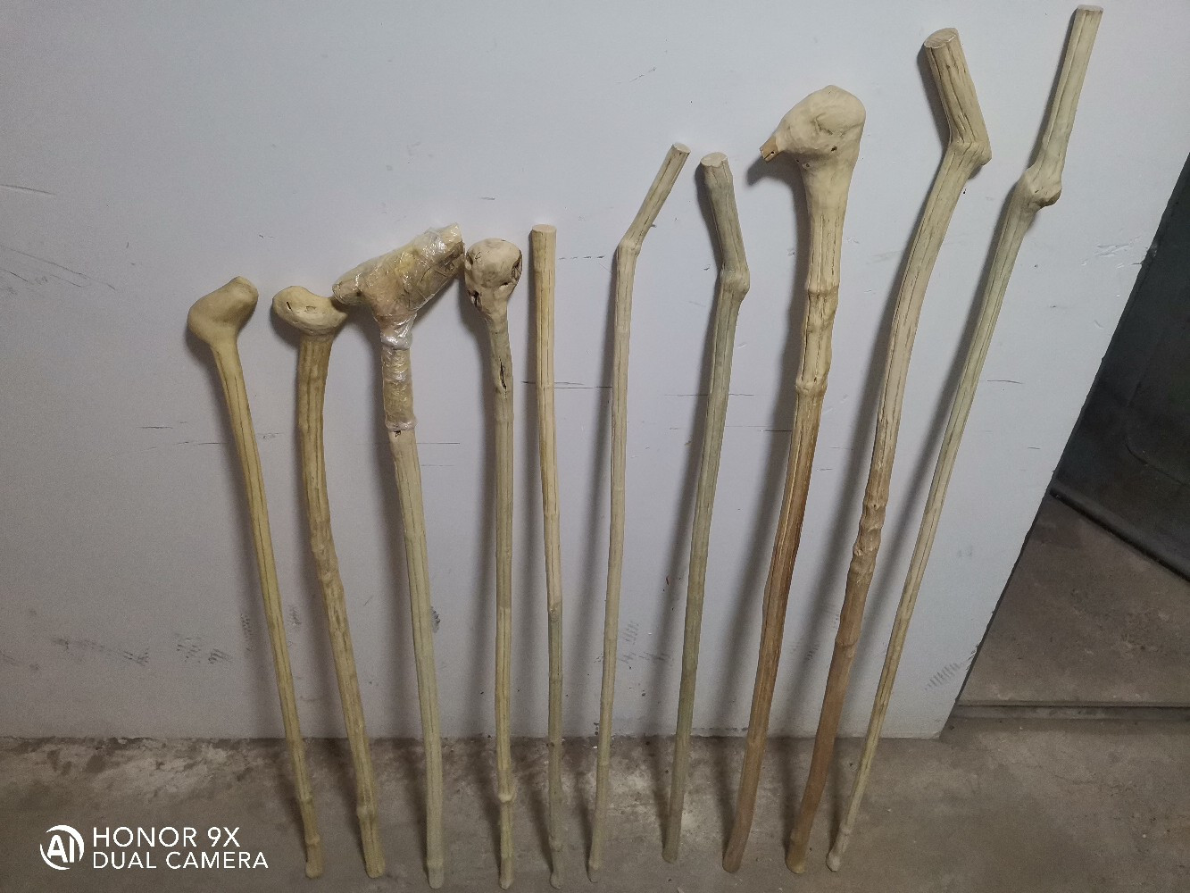 六道木 拐杖 登山棍 珠子