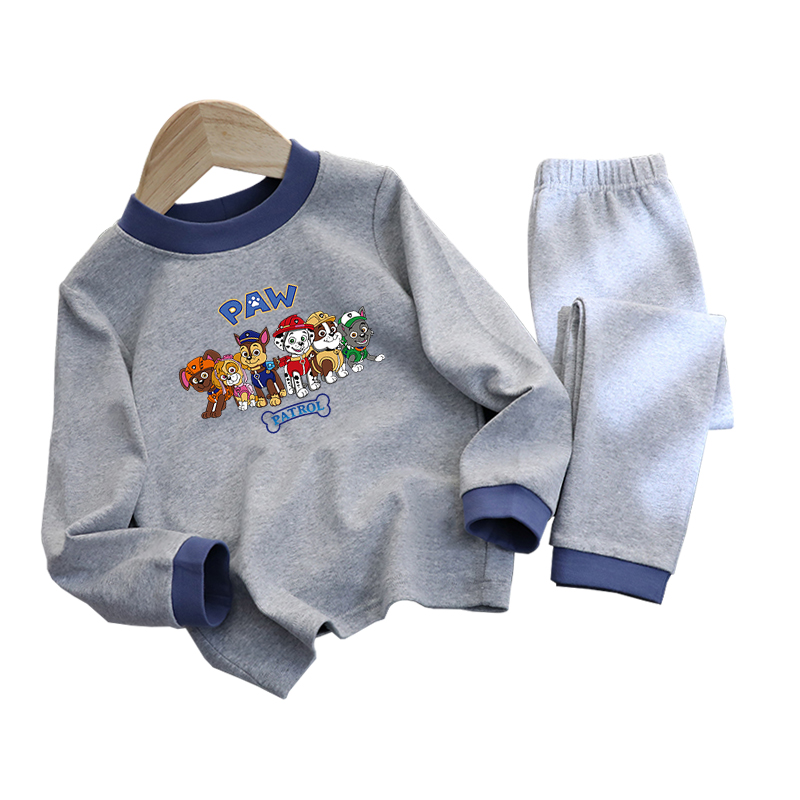 汪汪队儿童保暖内衣套装男女童亲肤家居服打底衫童装宝宝秋衣秋裤