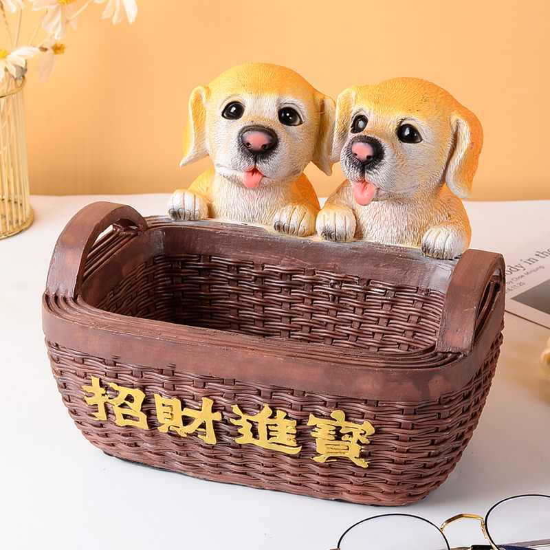 大容量钥匙遥控器收纳盒摆件客厅茶几家用可爱大号装饰入户放门口