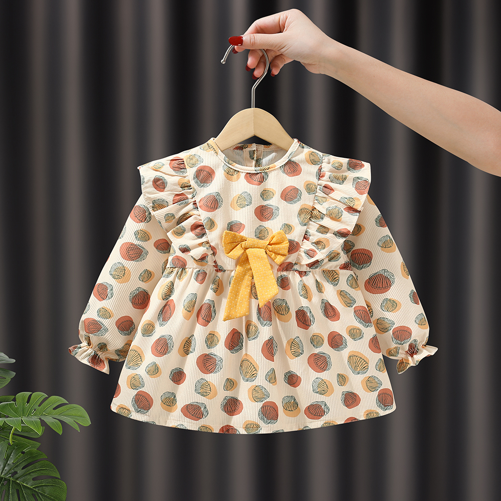 秋冬季儿童罩衣宝宝吃饭围兜防水防脏灯芯绒女童护衣婴幼儿反穿衣