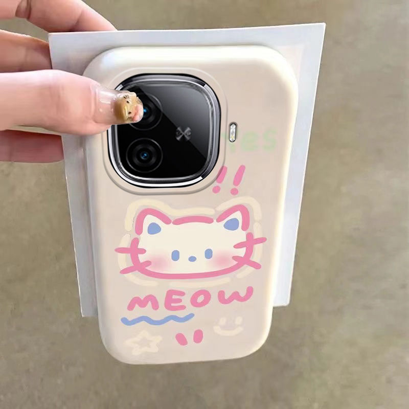 镜框胖妹简约凯蒂猫适用苹果16手机壳iphone15华为oppo小米vivo43