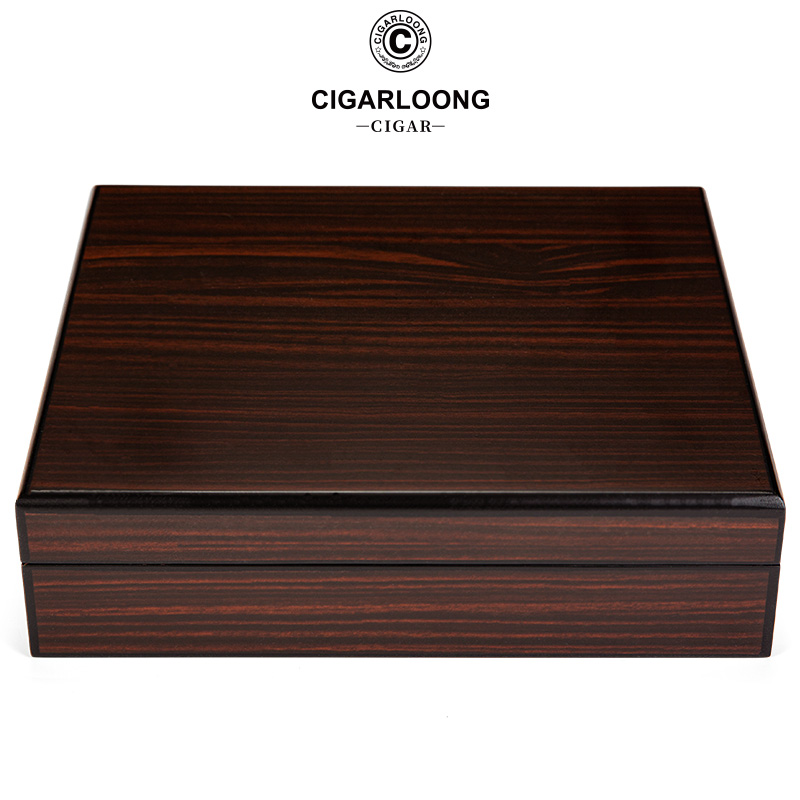 CIGARLOONG茄龙雪茄盒雪松木钢琴烤漆便携式大容量雪茄保湿盒