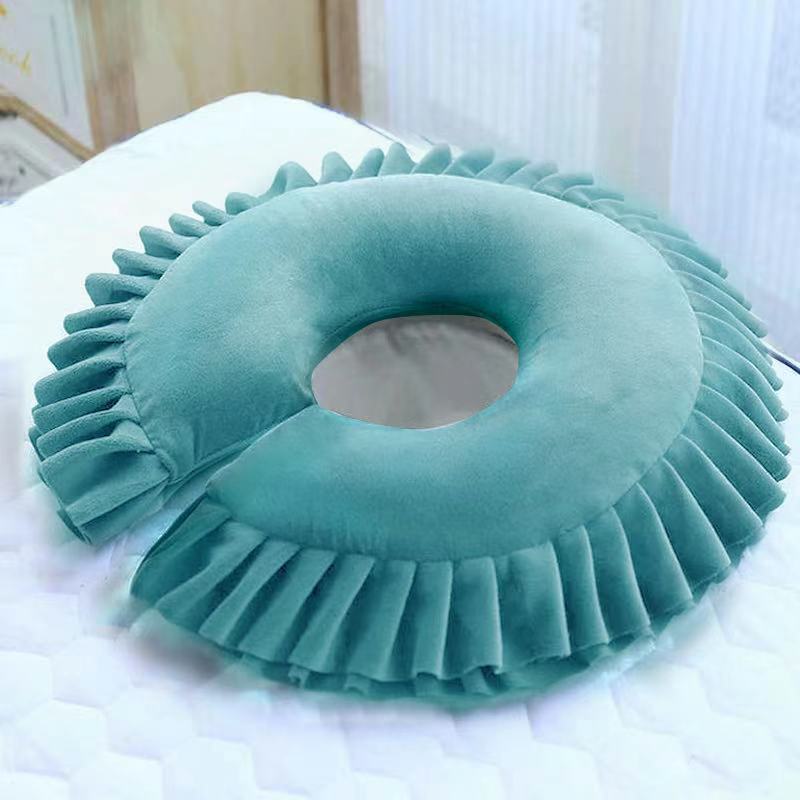 美容床枕头按摩床洞脸垫床头洞趴枕型头枕美容院用品专用美容枕