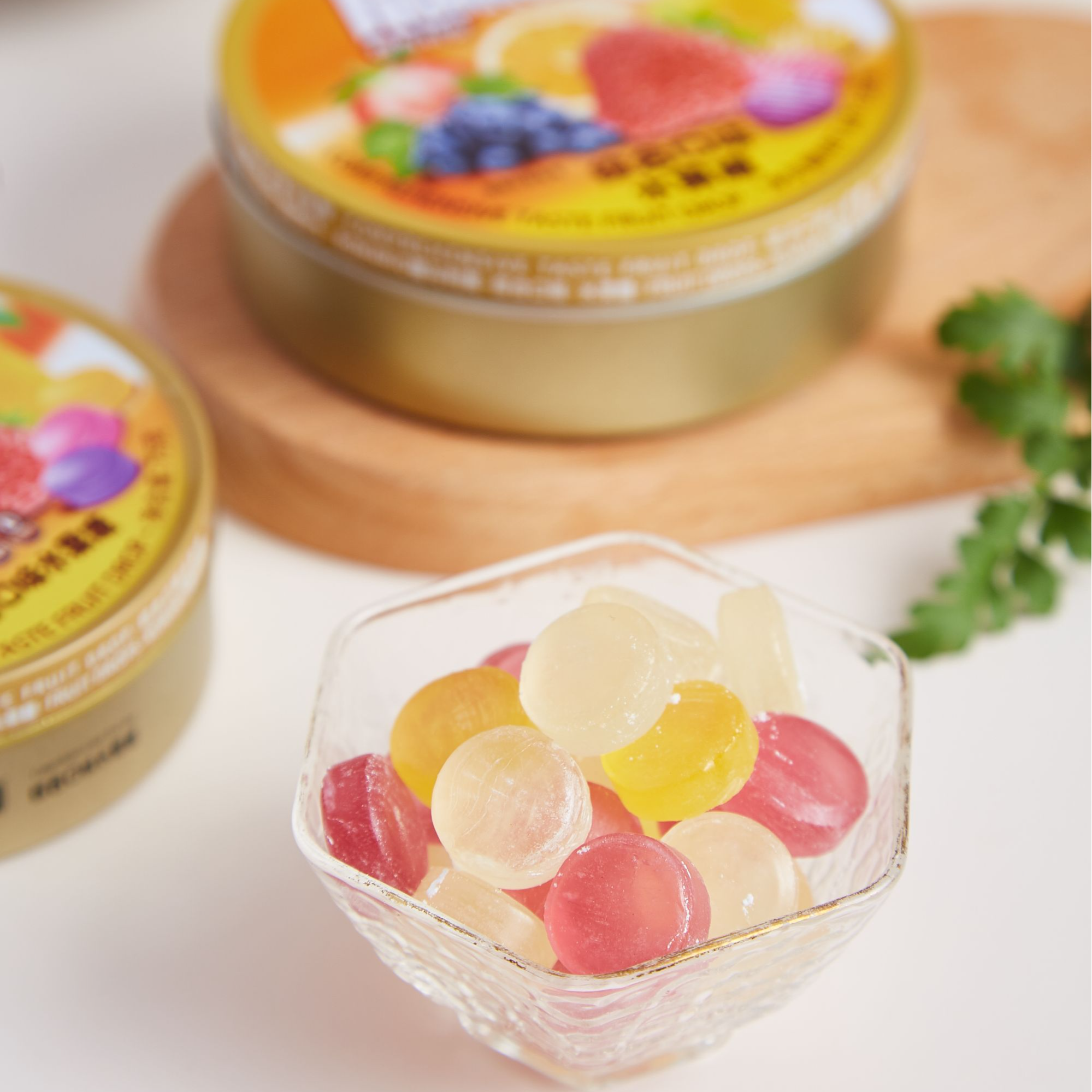 ROMARIO/罗马利奥 75g铁盒果汁硬糖综合水果味 六种口味 添加维C