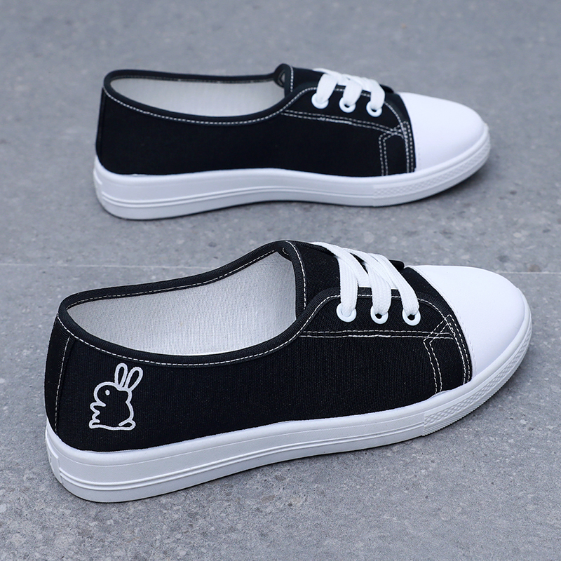 2025新款春夏鞋子女帆布鞋ins百搭潮流休闲老北京布鞋防滑板鞋女