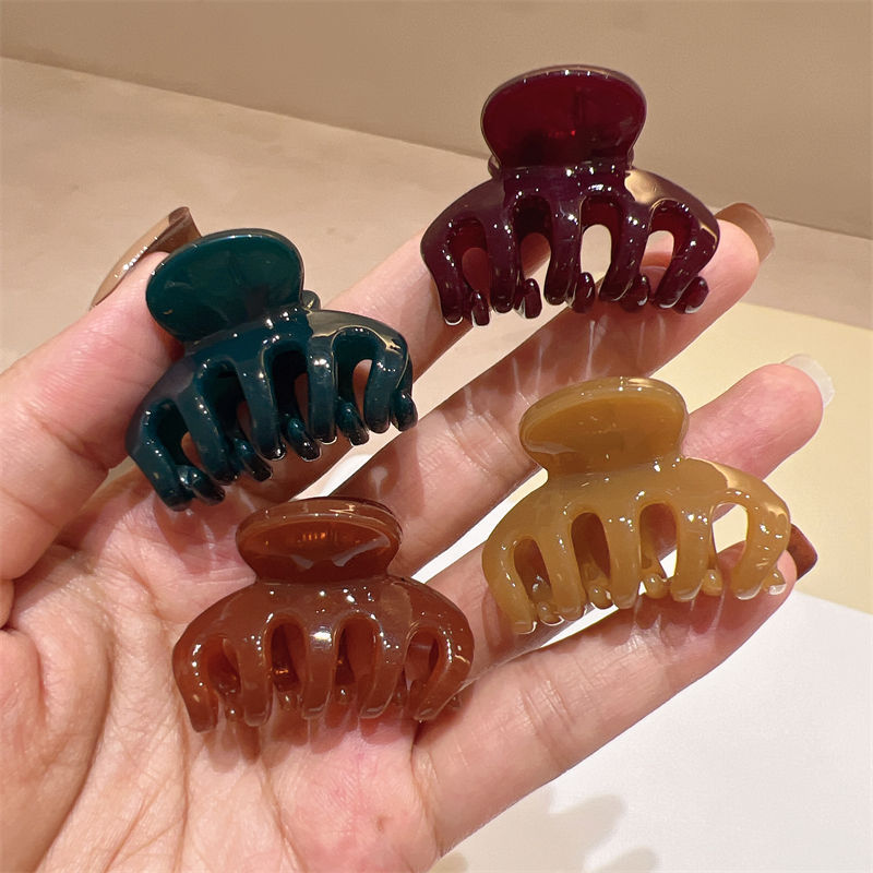 新款后脑勺发夹女网红高马尾盘发小抓夹头发夹子盘发卡子发抓头饰