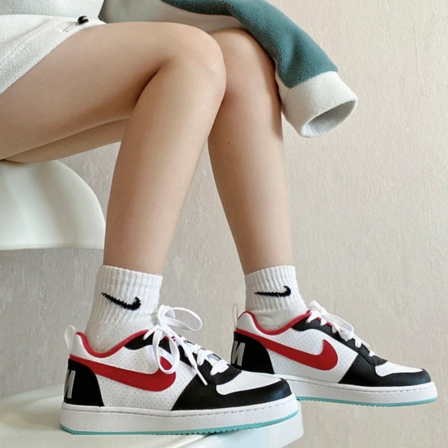 耐克/Nike Court 黑脚趾低帮网红休闲运动板鞋