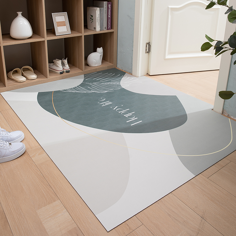 轻奢吸水防滑门垫简约地垫入户门垫可擦免洗家用进门口耐脏脚垫