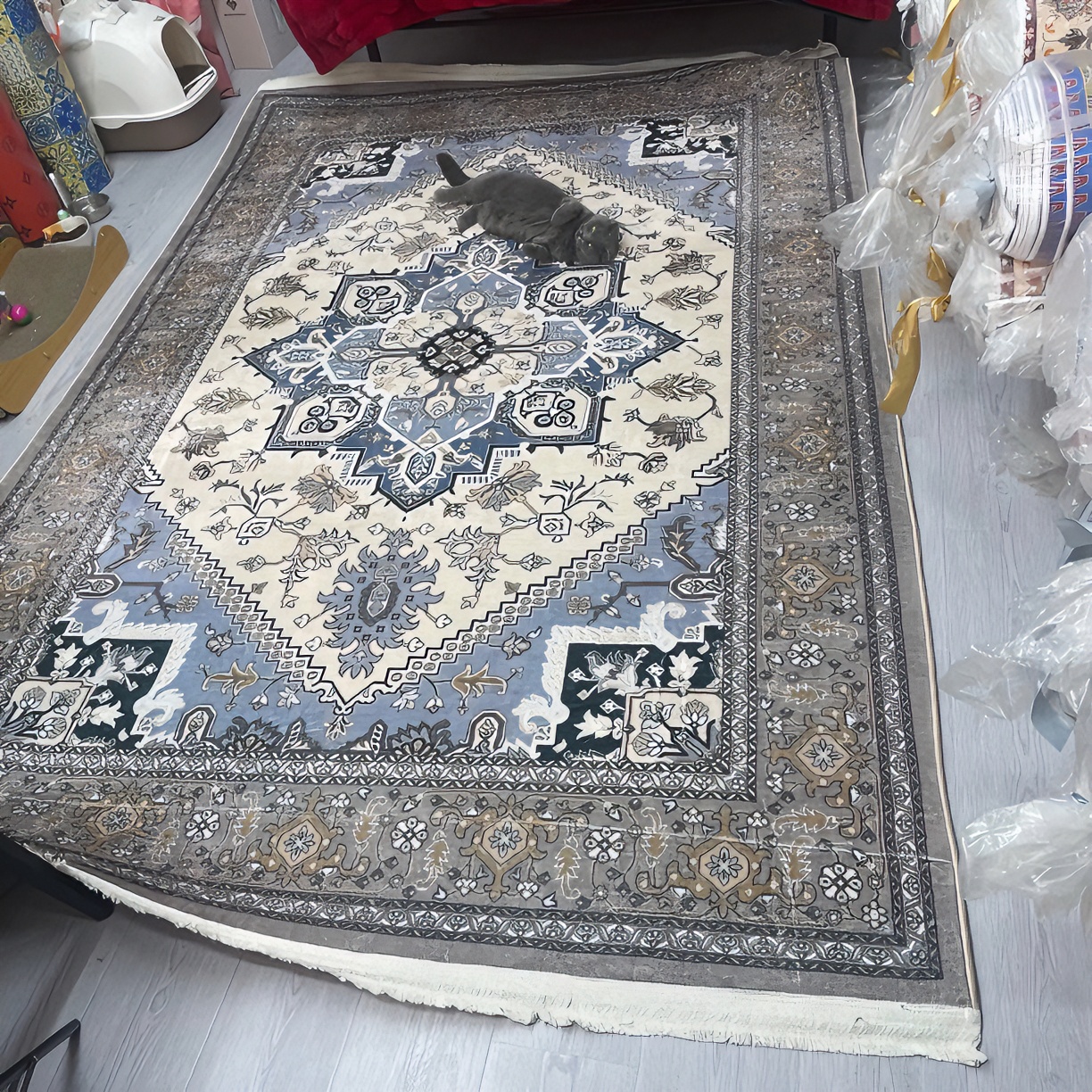 尺寸300*300轻奢材质地毯茶几垫地毯家用地毯床边毯客厅水晶绒