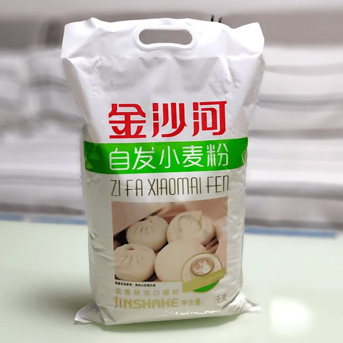 金沙河自发小麦粉自发酵面粉做包子面粉包子做法和发面全过程