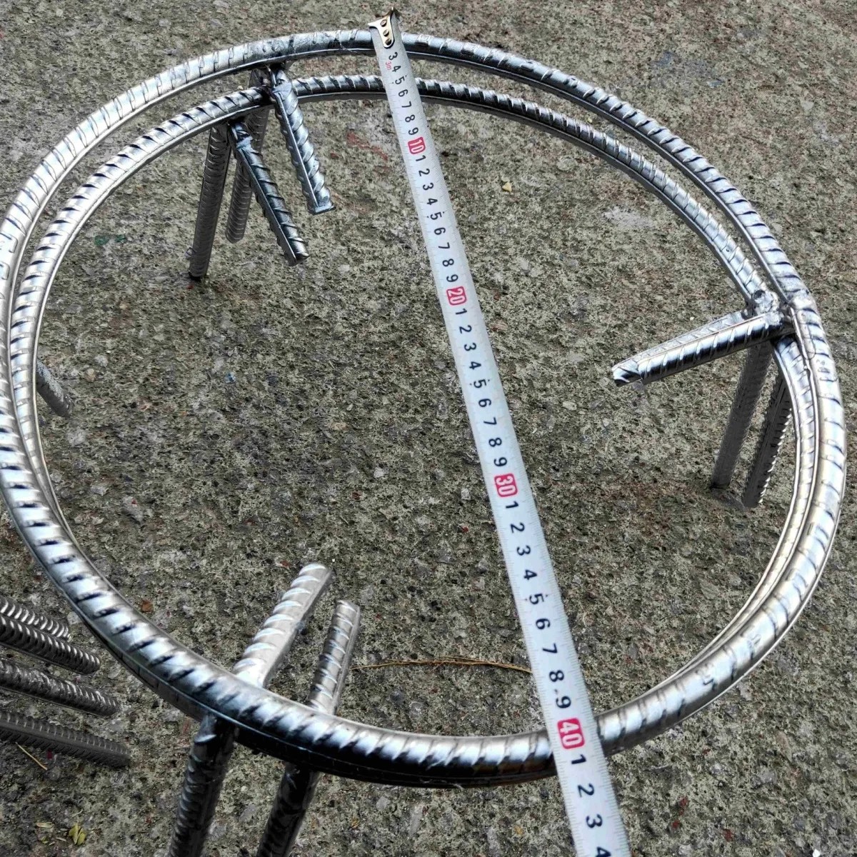 加厚农村柴火灶三角架不锈钢三脚锅架铁圈支架烙锅柴火架球炉支圈