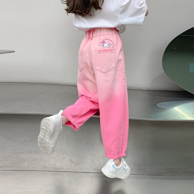 女童秋冬休闲裤公主新款洋气防蚊裤韩版时髦长裤女孩宽松中大童