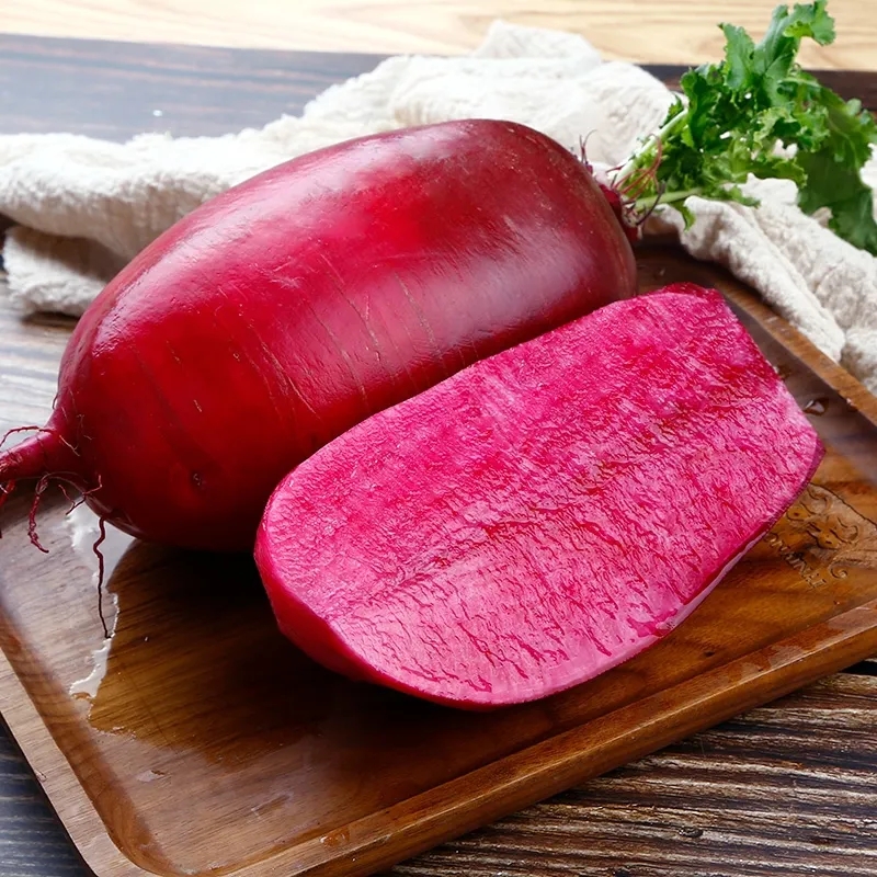 【宝藏小超市】紫美人水果萝卜1-9斤新鲜红皮红心萝卜胭脂红心萝卜