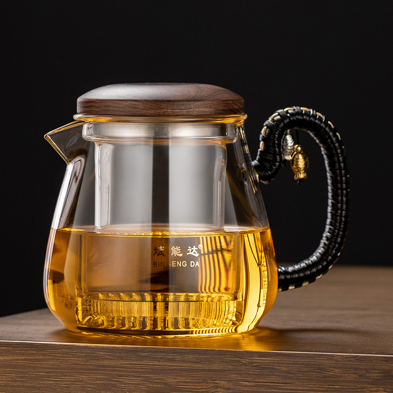 耐高温全玻璃内胆泡茶壶过滤家用茶水分离花茶壶大容量煮茶壶茶具